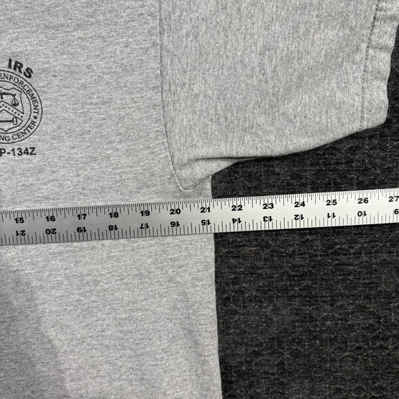 Vintage ATF IRS Mens Size Large Gray Graphic Print Shirt Federal Law Enforcement - Picture 4 of 9